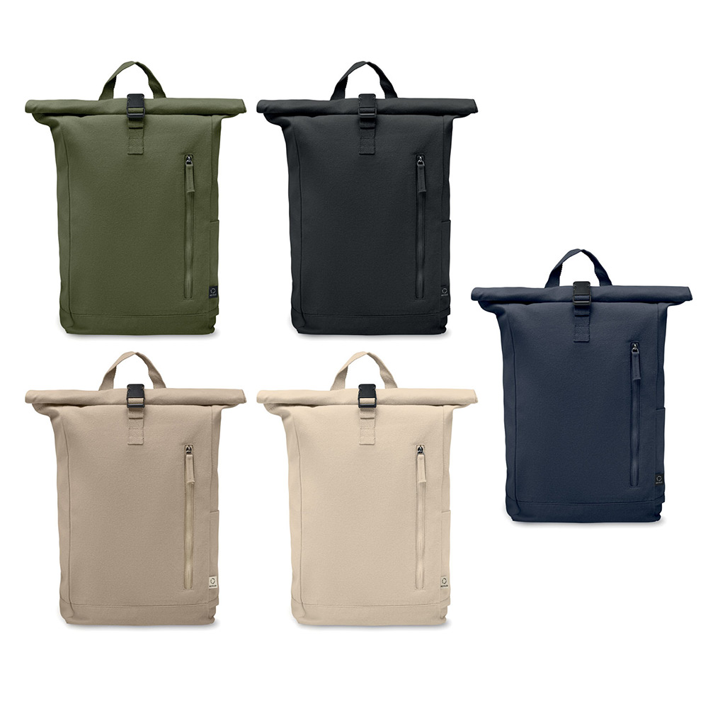 Sac à dos rolltop en toile recyclée Kamet_02
