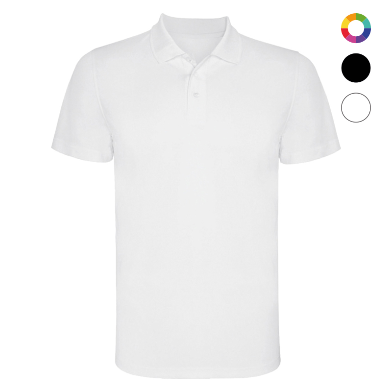 Polo sport enfant en polyester certifié Monzha 150 g_02