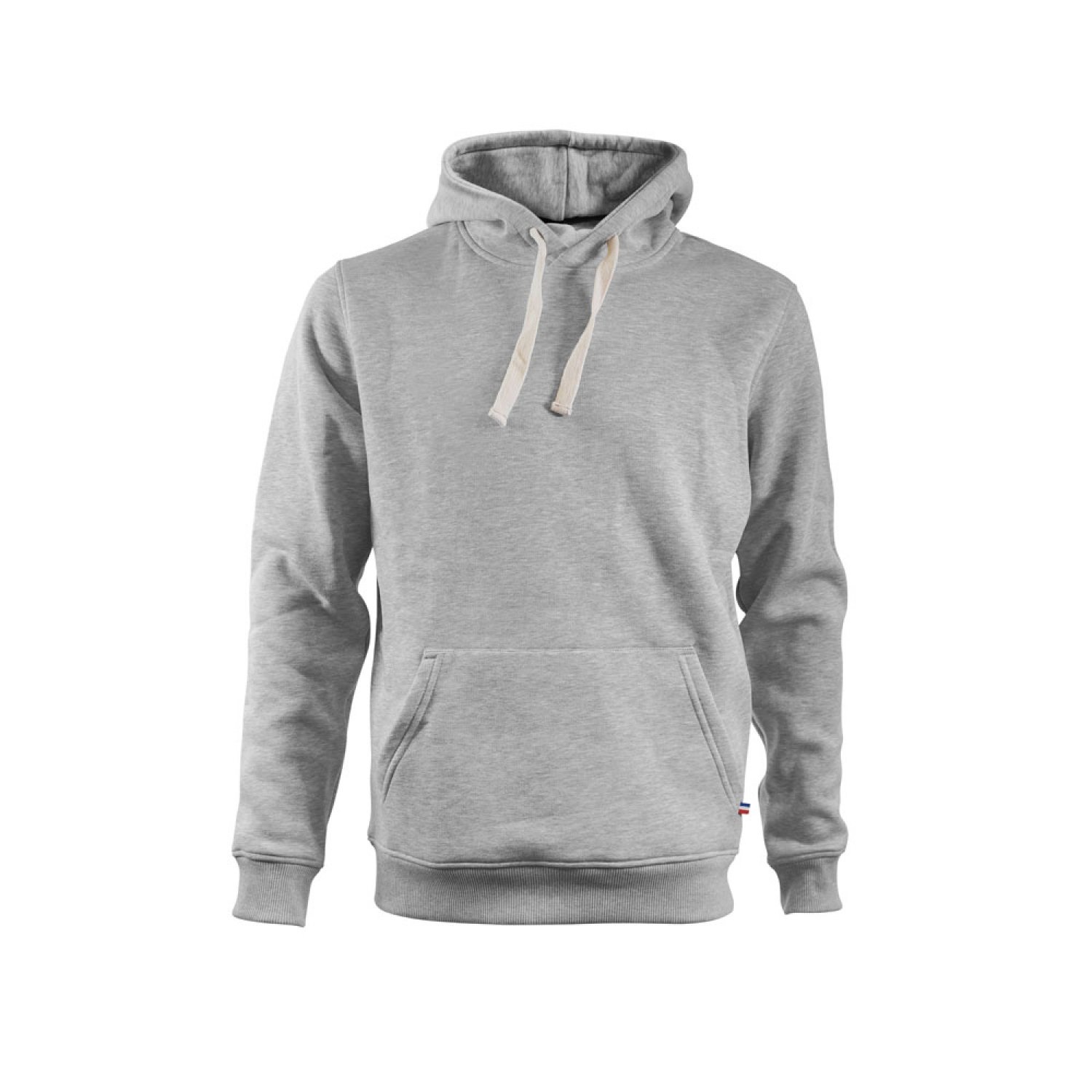 Sweat à capuche en coton bio certifié Hoodie 300 g_Gris