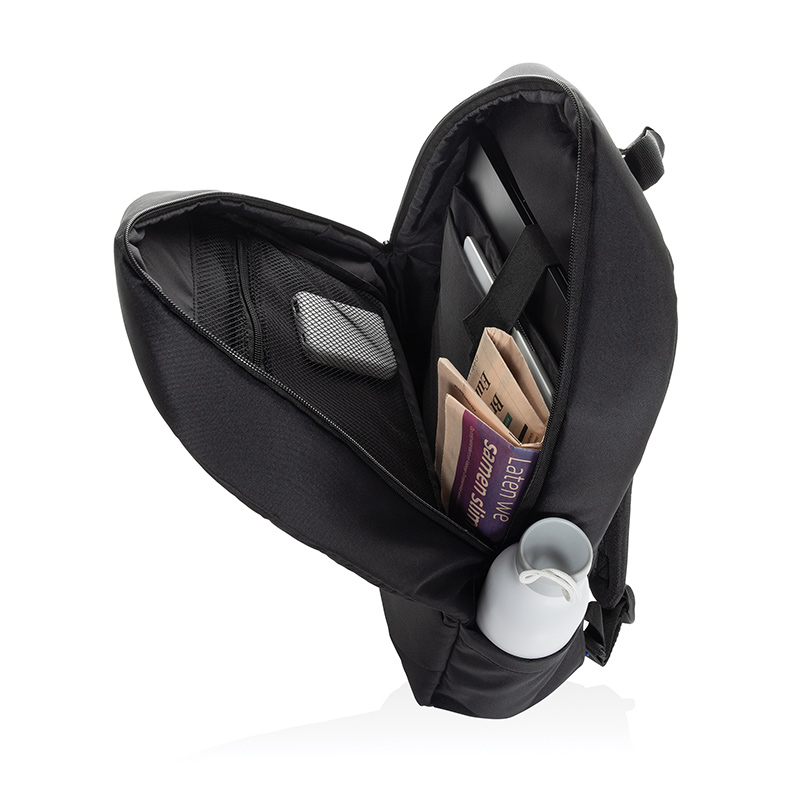 Sac à dos publicitaire ordinateur 15,4" en polyester recyclé rPET CityPack_02