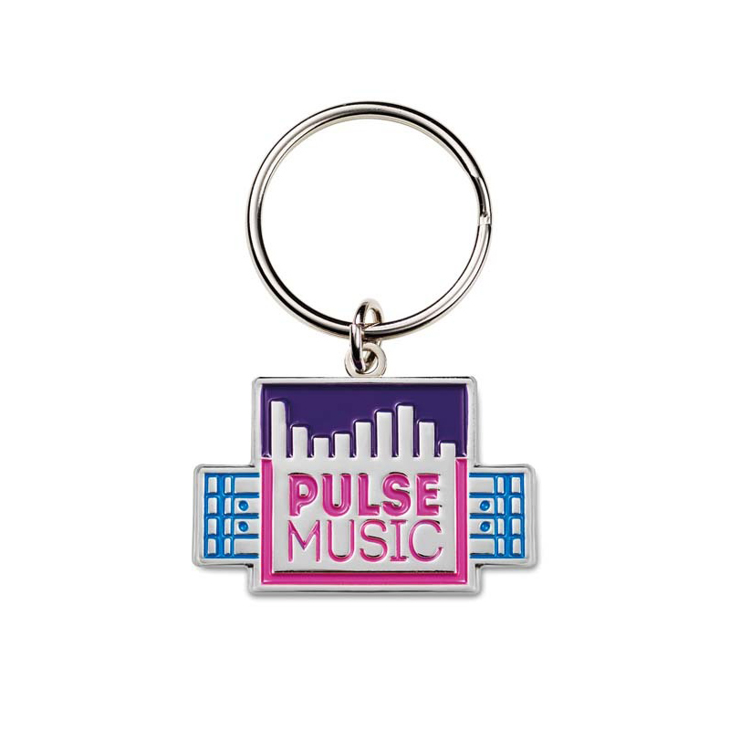 Porte-clés publicitaire émaillé sur-mesure à la forme Ferkey_03