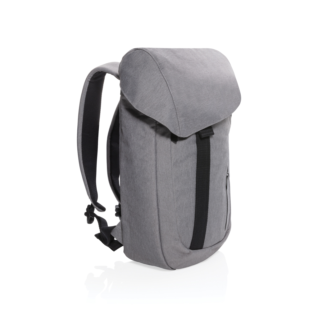 Sac à dos en polyester recyclé rPET Osaka 17 L_Gris
