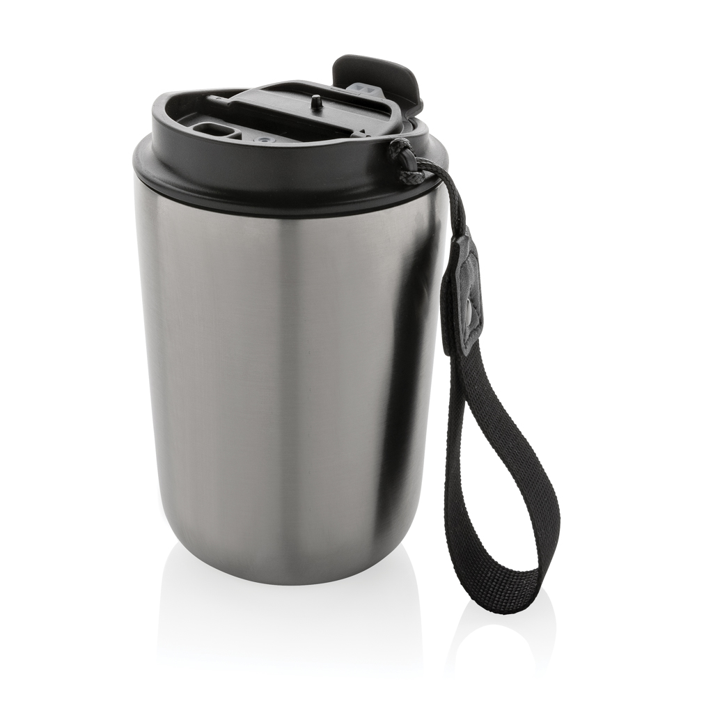 Mug isotherme en inox recyclé certifié Cuppa 380 mL_Argent