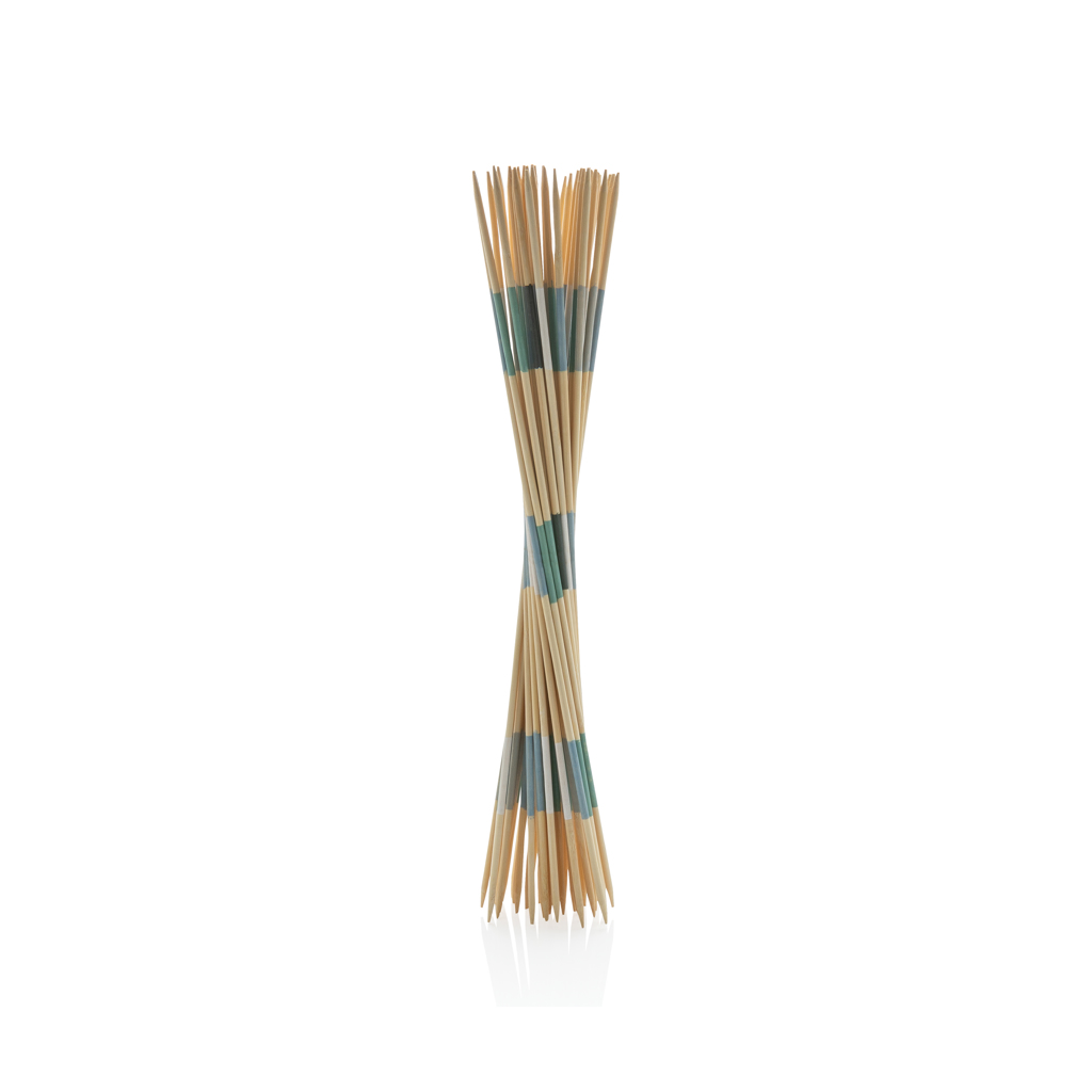 Jeu de Mikado géant en bambou_Marron