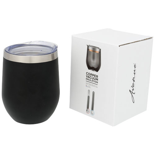 Mug isotherme en inox Corzo 350 mL_Noir