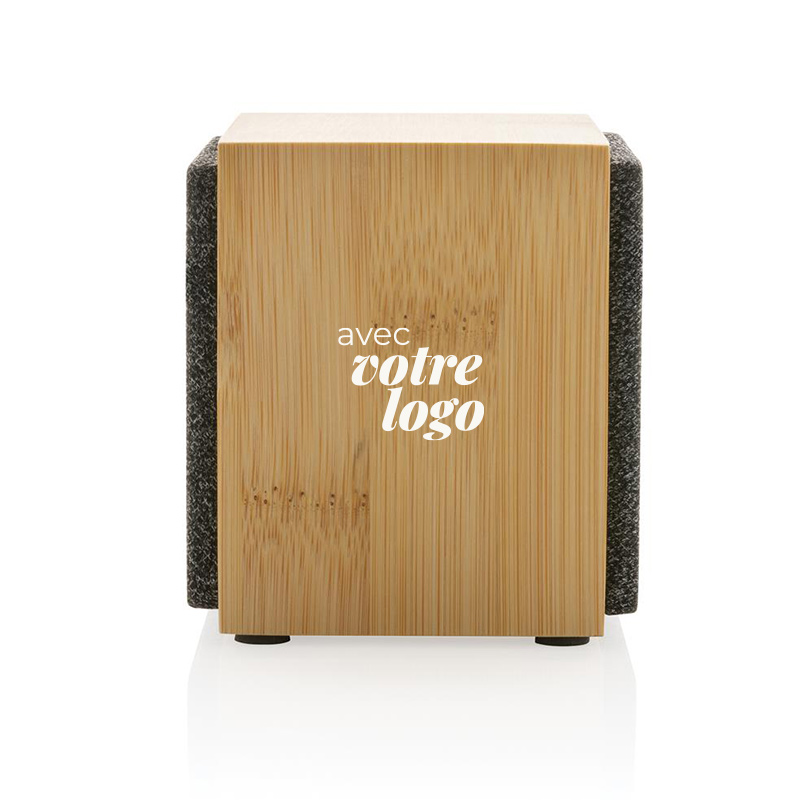 Enceinte nomade publicitaire en bambou certifié Wynn 5W_03