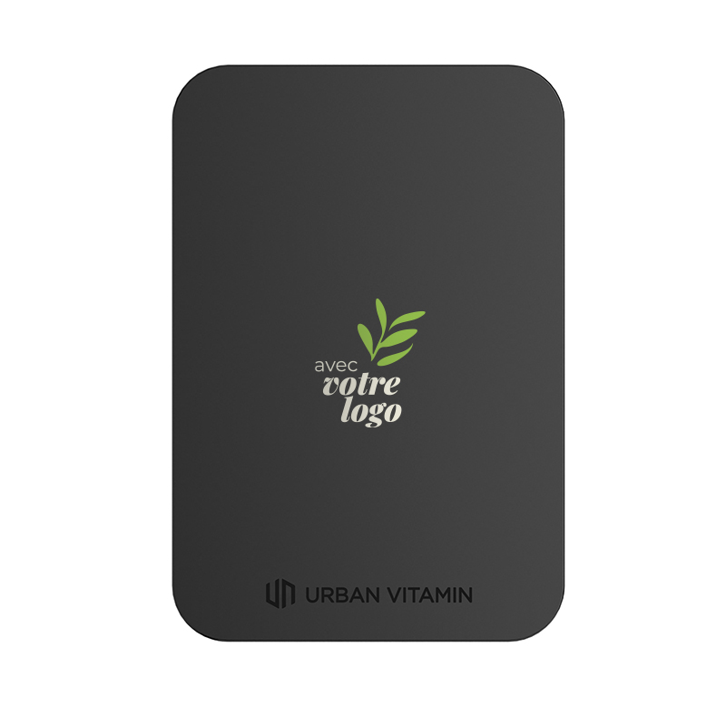 Batterie externe en plastique et aluminium recyclés certifiés Urban Vitamin Burbank 3000 mAh_03