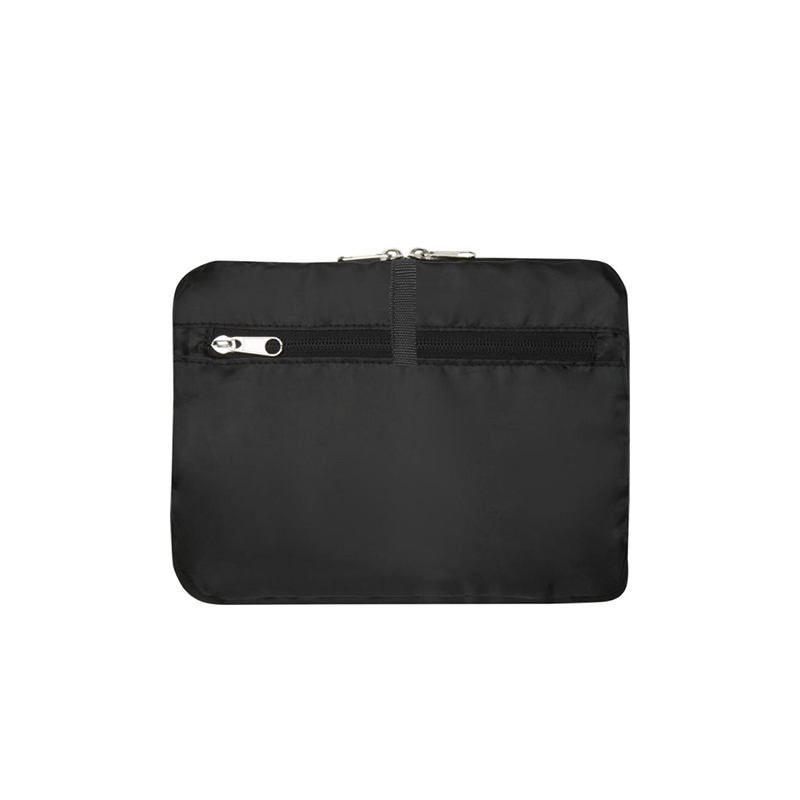 Sac shopping pliable zippé en polyester recyclé certifié rPET Ecofold_03