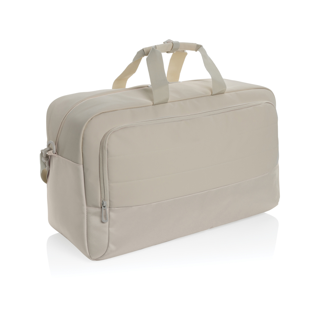 Sac week-end en polyester recyclé rPET Armond_Beige