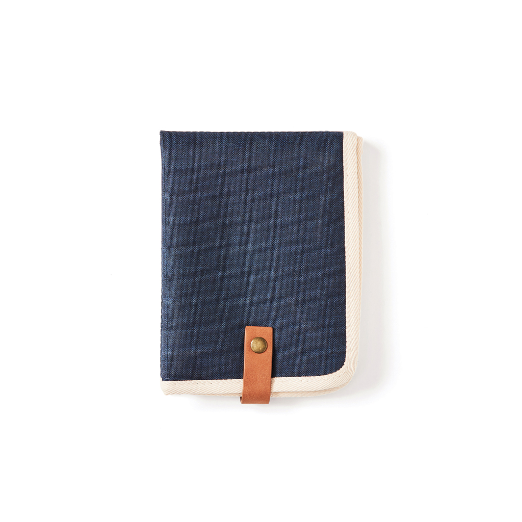 Coussin d’extérieur pliable en rPET Sortino Vinga_Bleu