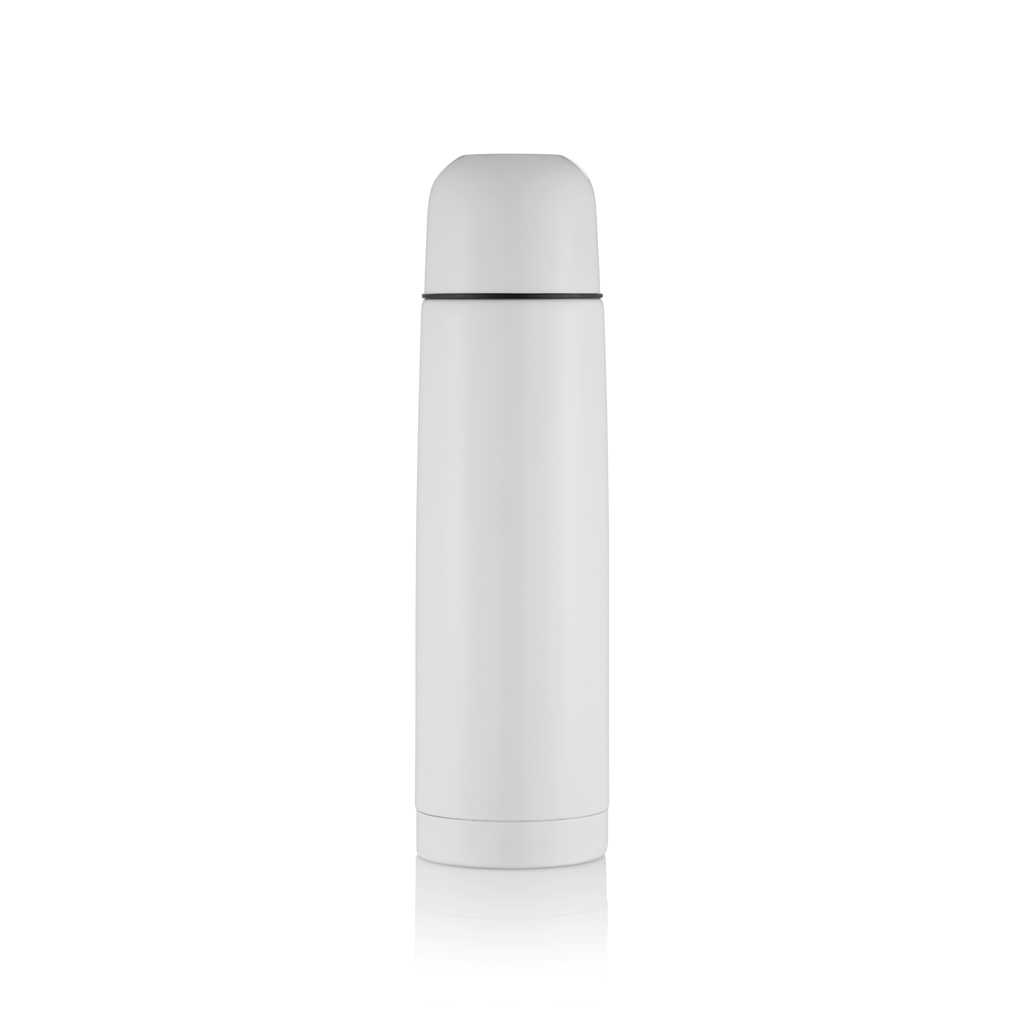 Bouteille isotherme en inox Métalys 500 mL_Blanc