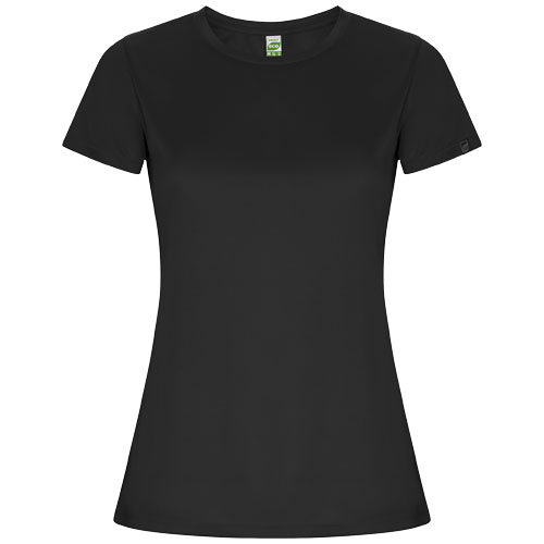 T-shirt sport pour femme en polyester recyclé certifié Imola 135 g_Dark lead