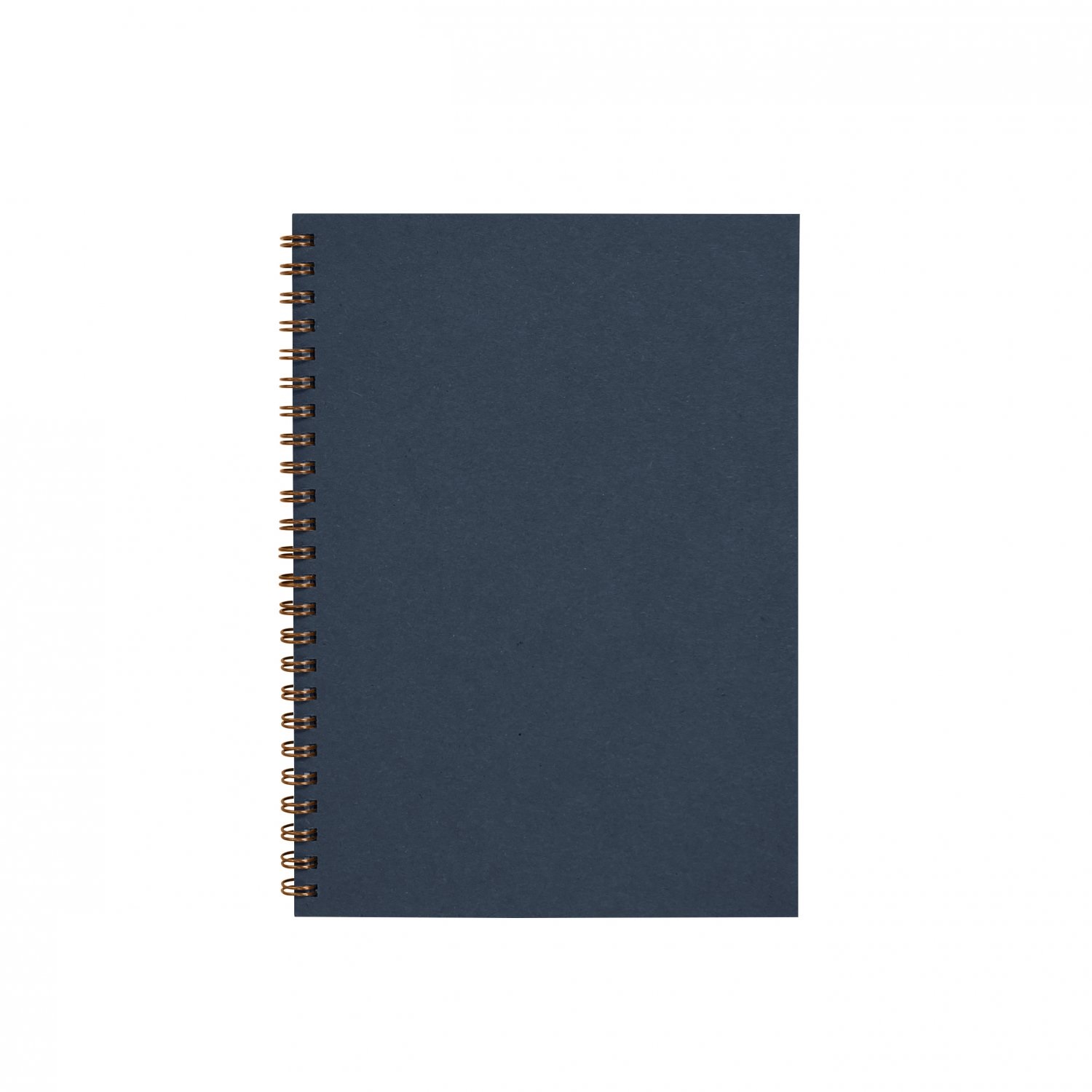 Carnet A5 à spirale en carton recyclé Memento_Bleu marine