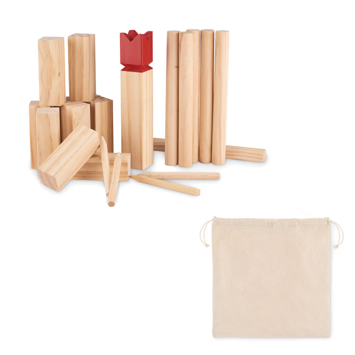 Jeu de Kubb en bois King_Bois