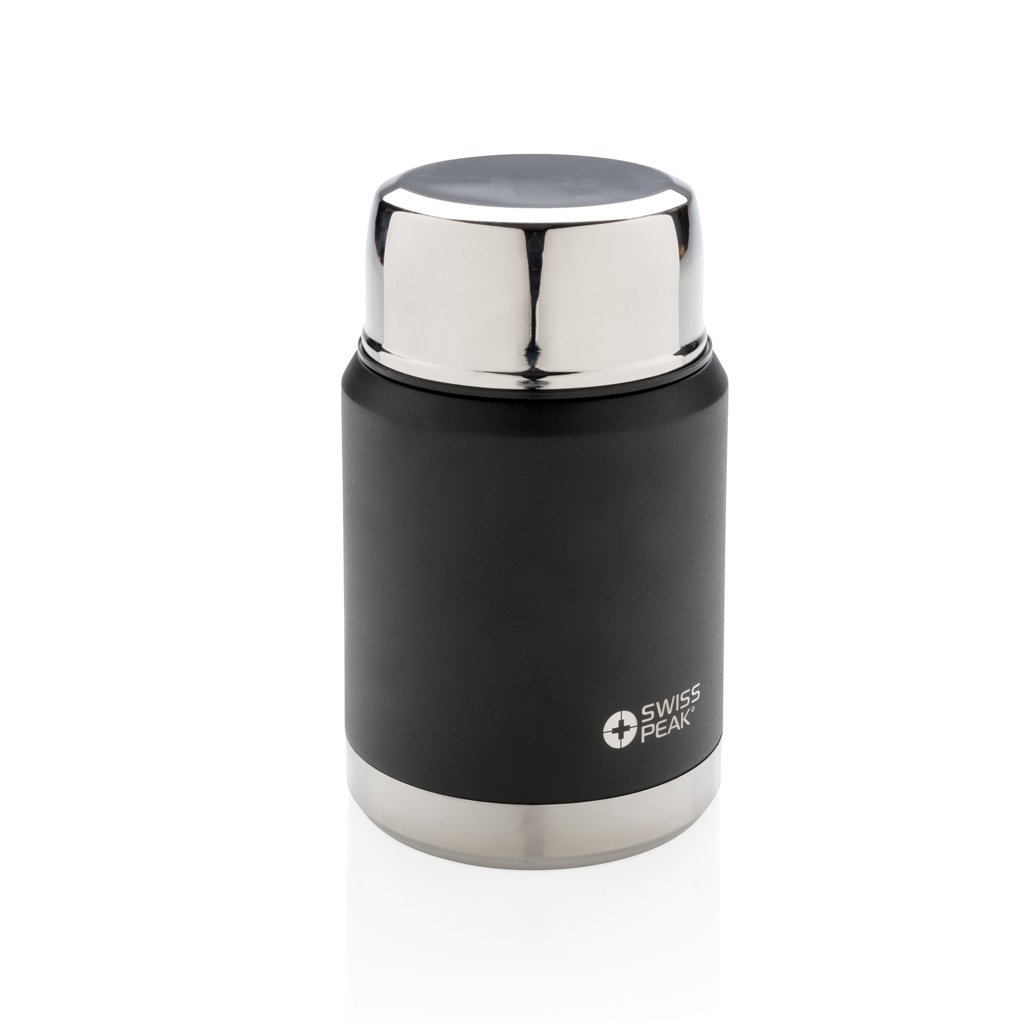 Boîte isotherme en inox Swiss Peak Elite 500 mL_Noir