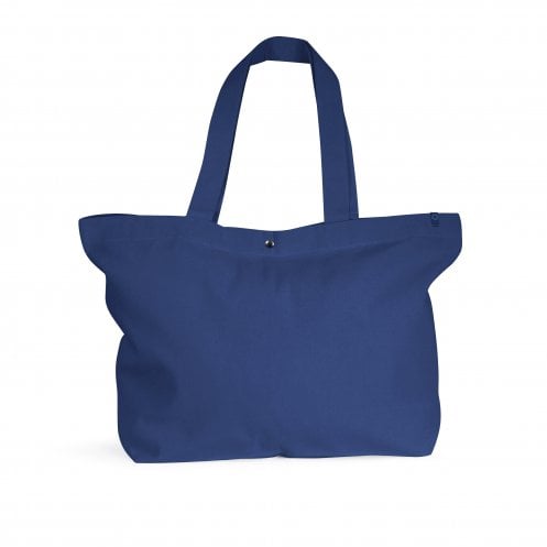 Sac shopping en coton bio certifié Beacheur 220 g_Bleu
