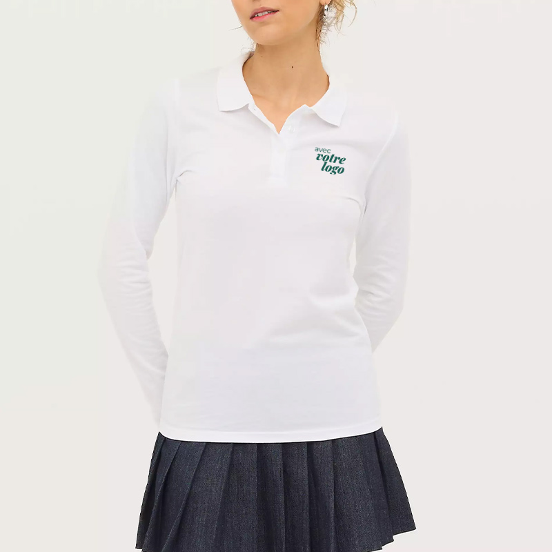 Polo publicitaire femme en coton Perfect 180 g_00