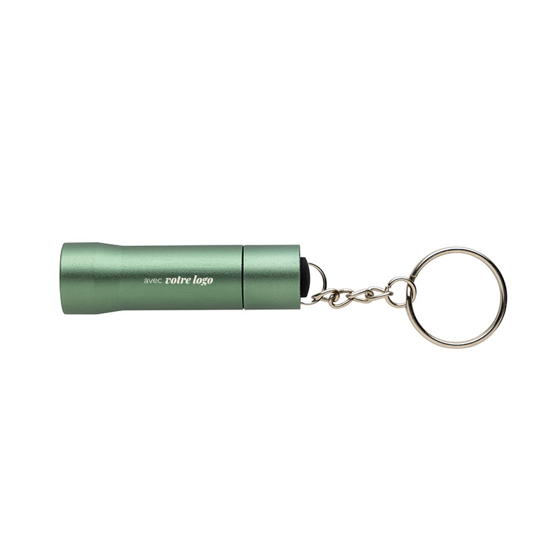 Porte-clés lampe torche en aluminium recyclé certifié Flash_03