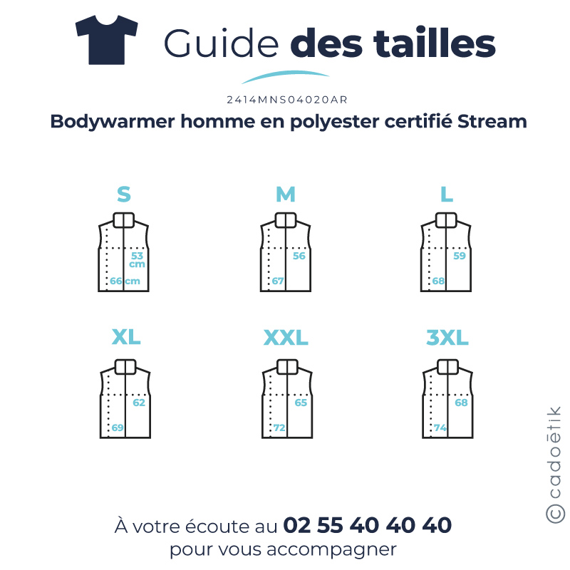 Bodywarmer homme en polyester certifié Stream_05