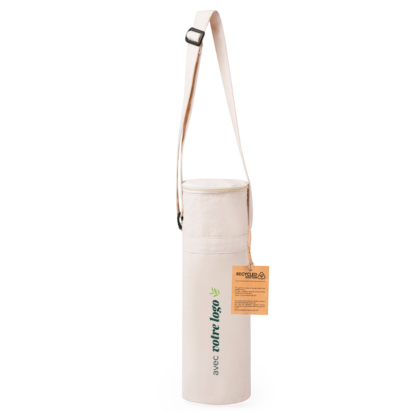 Sac isotherme pour bouteille en coton recyclé Sirkin 1,5 L_2