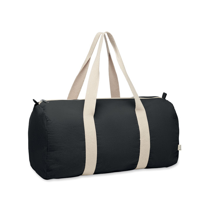 Sac de sport en coton et polyester recyclés Sinn_Noir