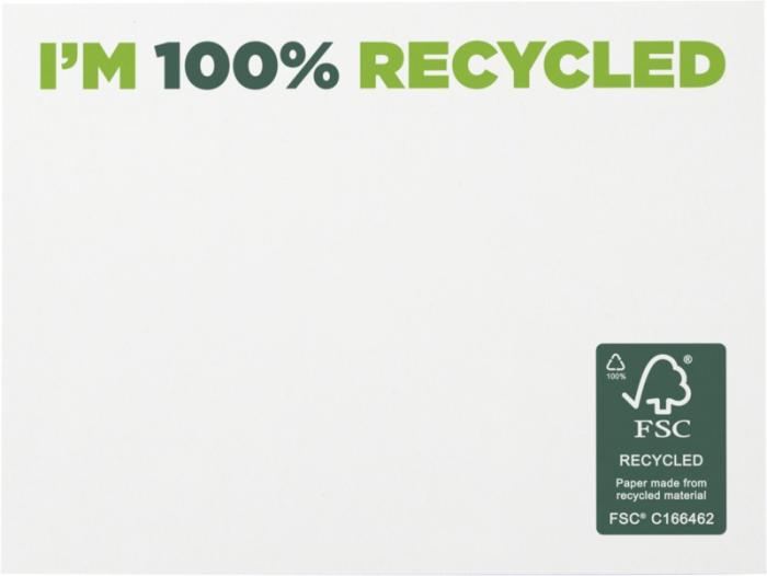 Post-it en papier recyclé certifié Sticky Mate®_Blanc