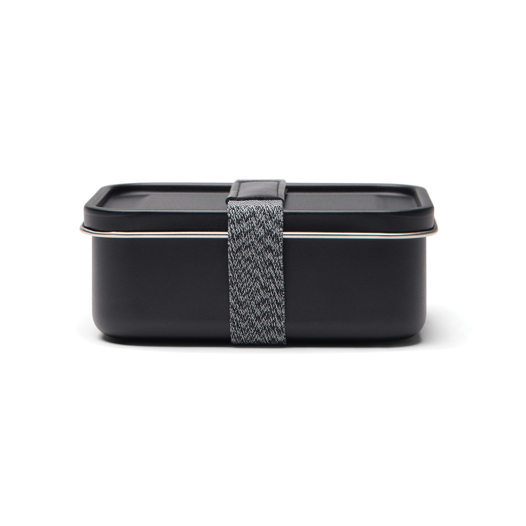 Lunch box personnalisée en inox recyclé Vinga Parks_Noir