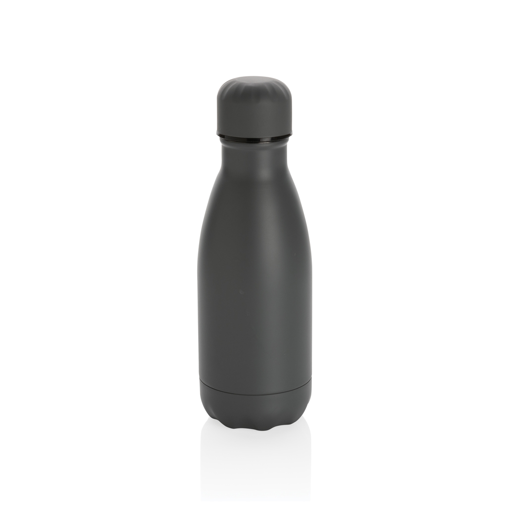 Gourde isotherme personnalisée enfant en inox Drinox 260 mL_Gris