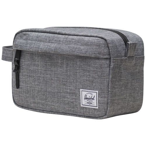 Trousse de toilette en polyester recyclée certifiée Herschel Chapter_Gris
