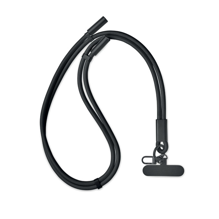 Tour de cou pour téléphone avec câble de charge Cocharde 60 W_Noir