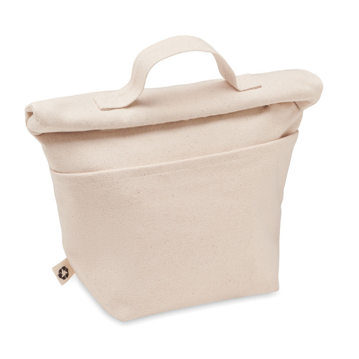 Lunch bag isotherme en coton et polyester recyclés Recoba_Beige