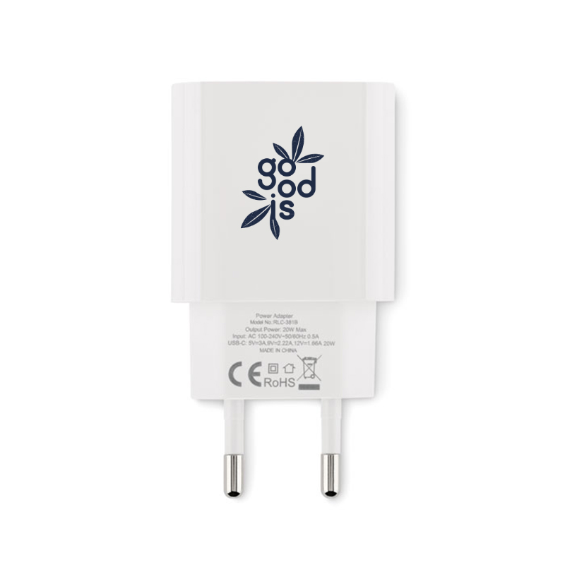 Chargeur mural rapide Plugme 20 W _02