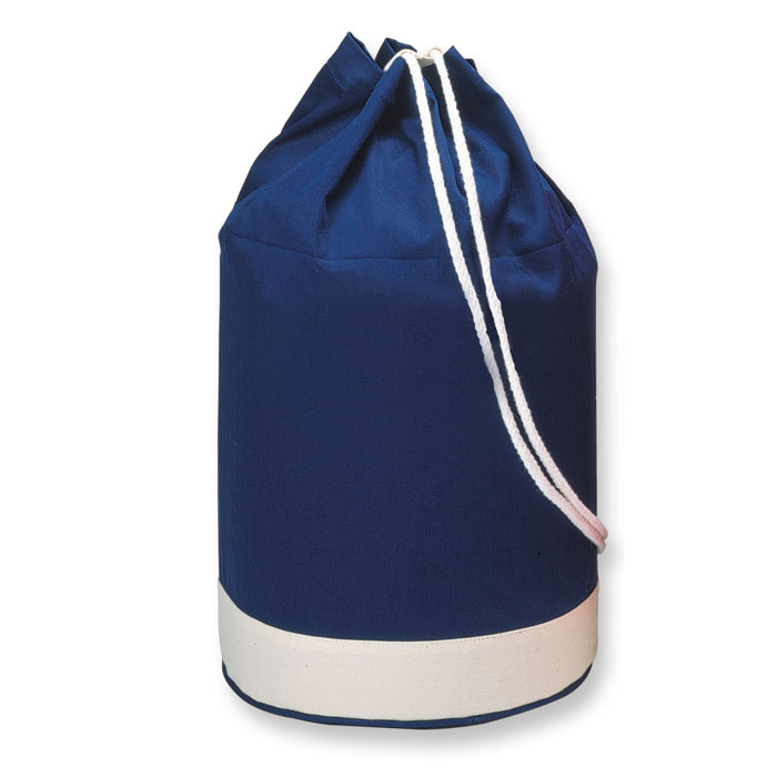 Sac marin en coton Yatch 20L_Bleu
