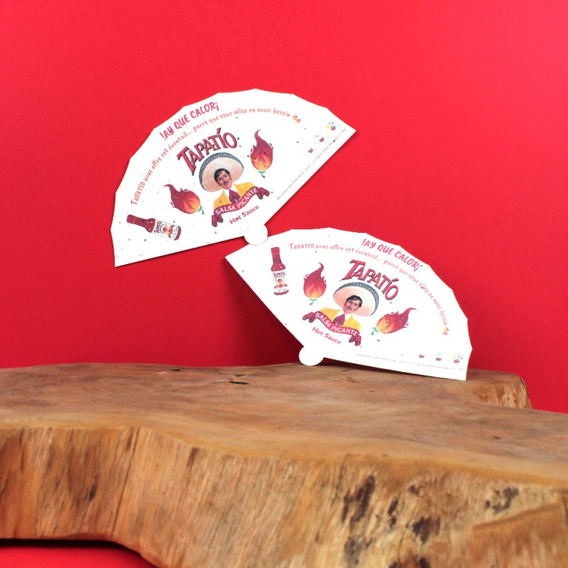 Éventail publicitaire en papier à graines Abrum_02