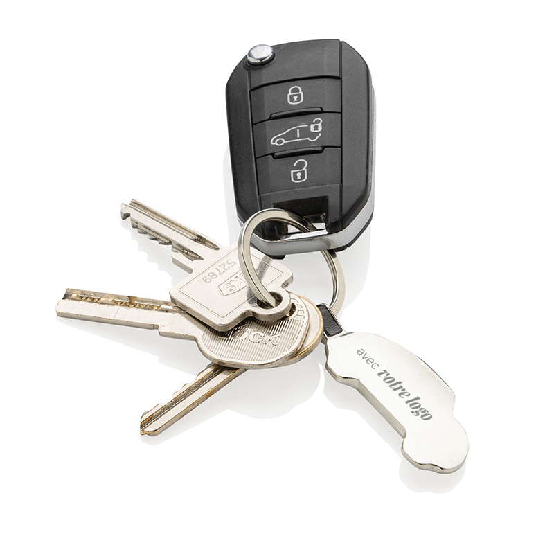 Porte-clés voiture en zinc recyclé certifié Carkey_02