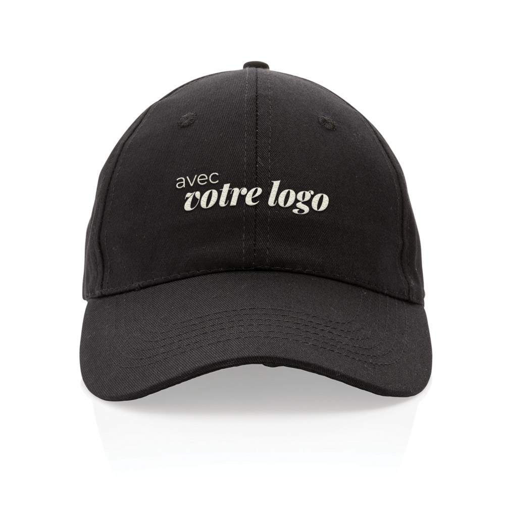 Casquette publicitaire 6 panneaux en coton recyclé Impact 190 g_02