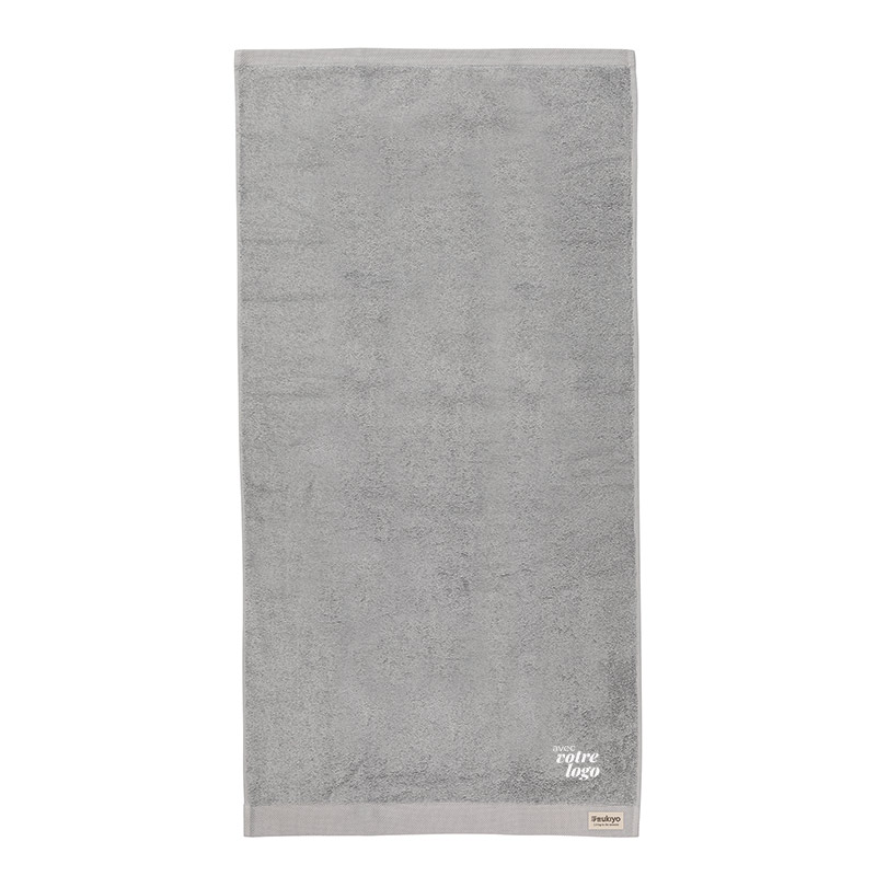 Serviette de bain en coton recyclé certifié Ukiyo Sakura 50x100cm 500 g_02