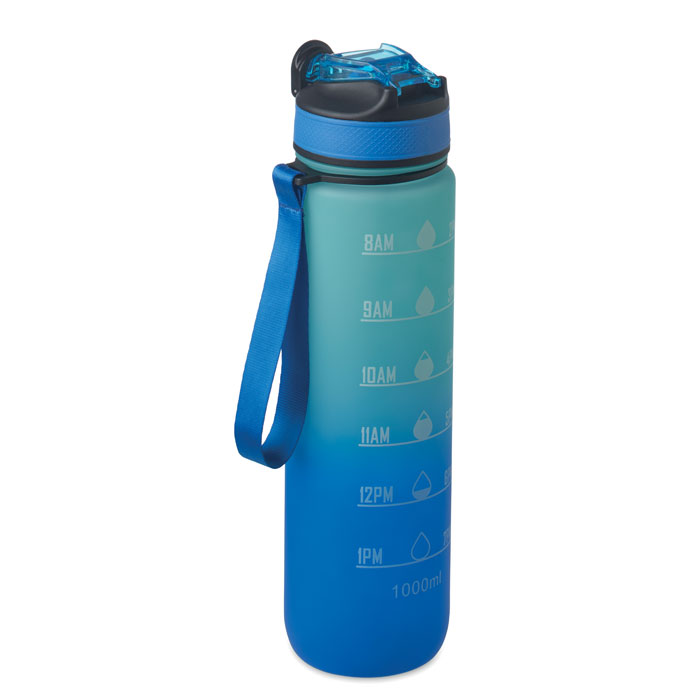 Gourde sport en plastique recyclé rPET Activate 1 L_Bleu royal