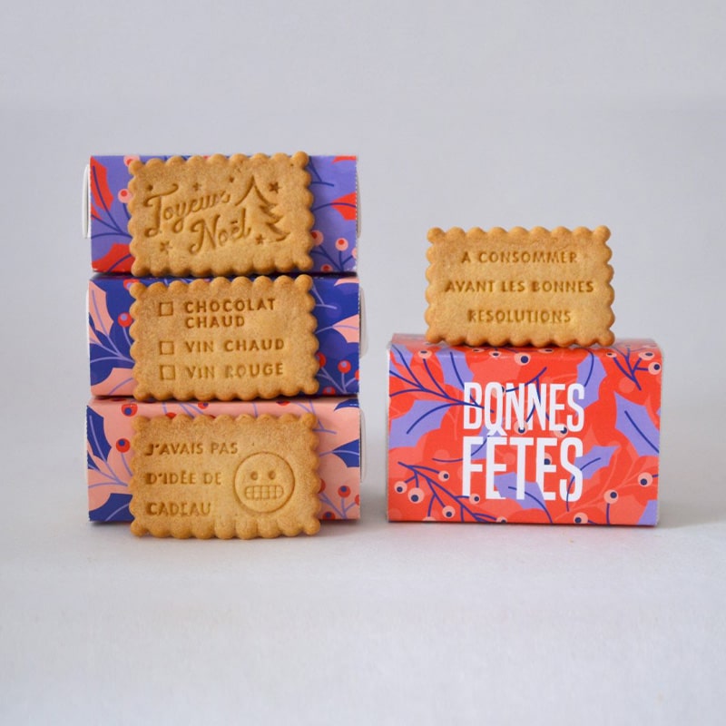 Coffret 6 biscuits personnalisés Shanty Biscuit - Cadeau d'entreprise 3