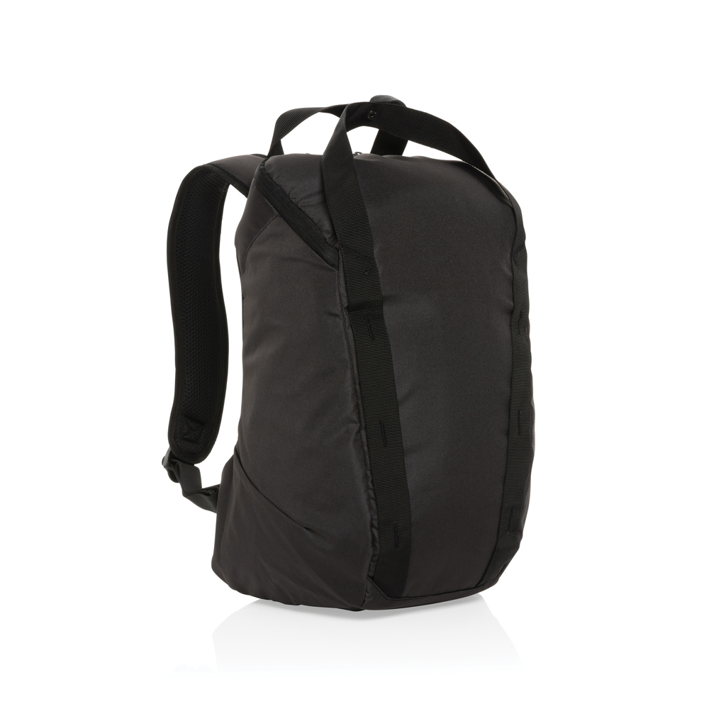 Sac à dos ordinateur 14" en polyester recyclé rPET Sienna_Noir