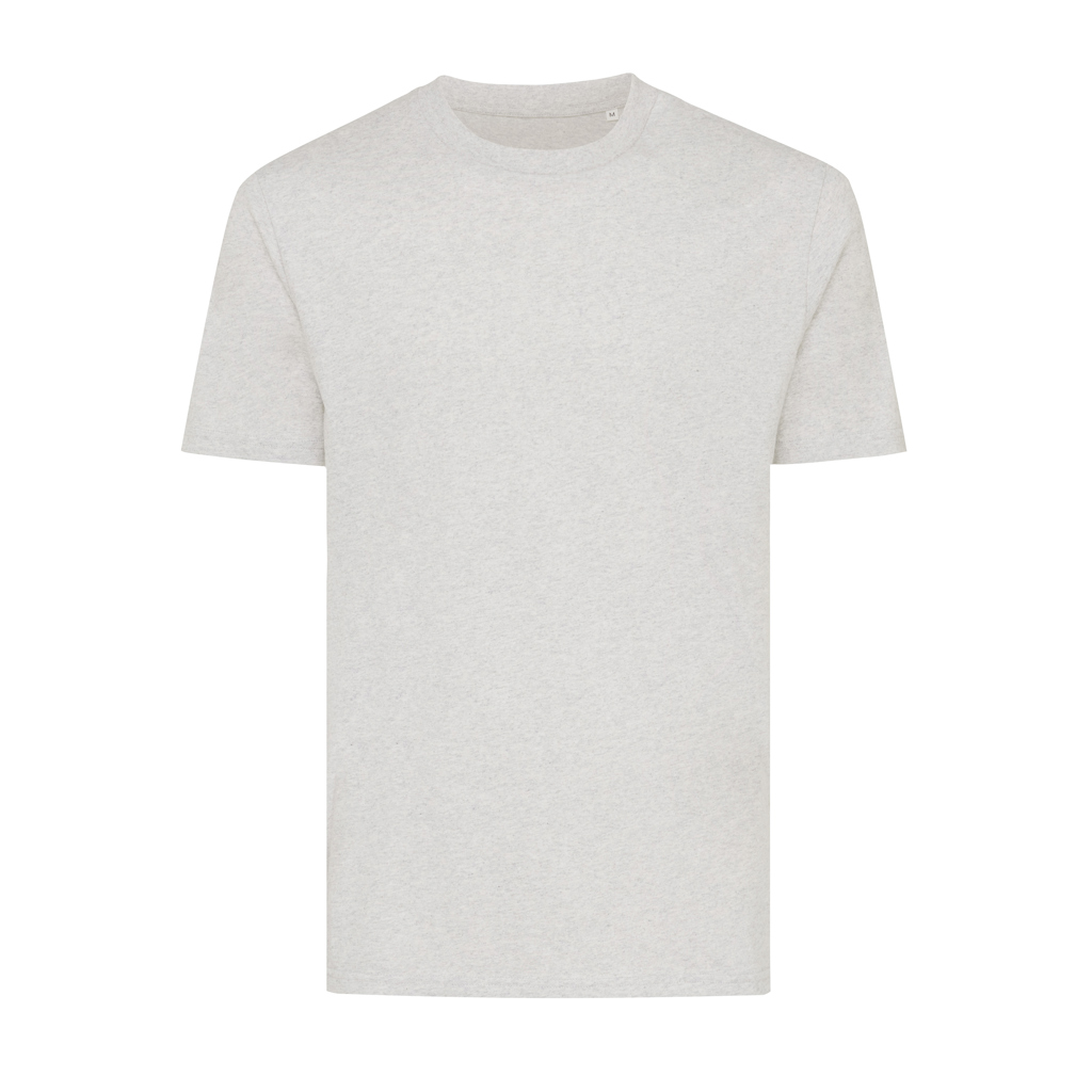 T-shirt unisexe en coton bio et recyclé certifiés Iqoniq Sierra 160 g_Light heather grey