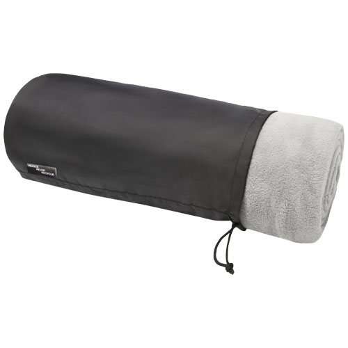 Couverture polaire en polyester recyclé rPET certifié Lily 240 g_Gris