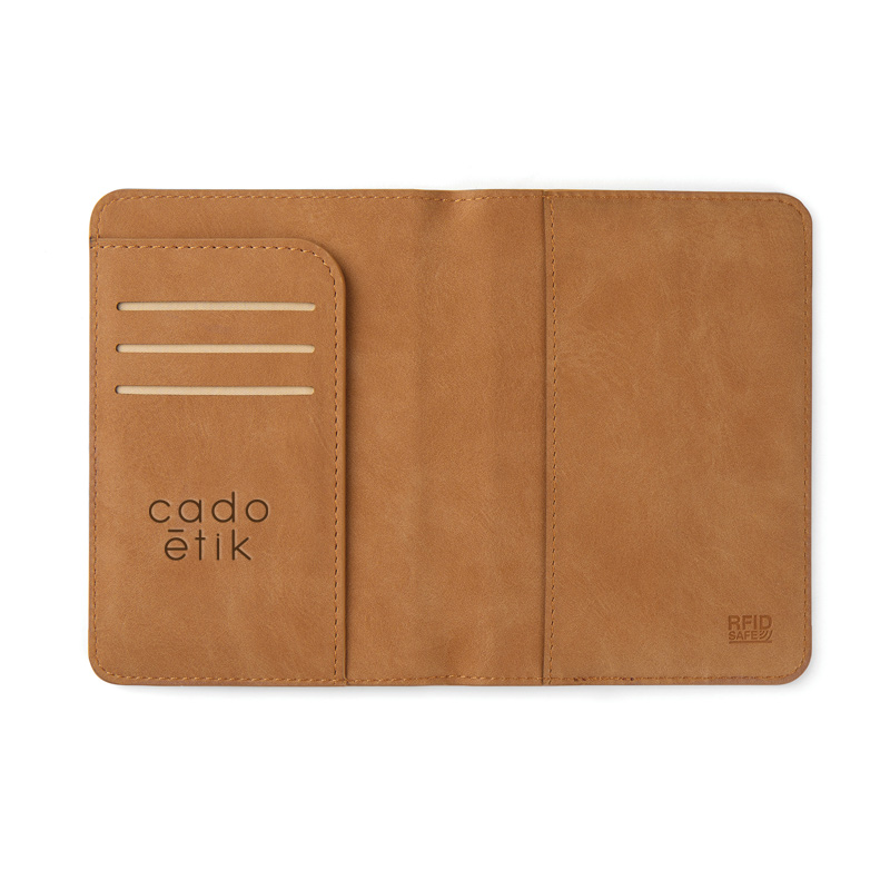 Porte passeport anti-RFID en polyester recyclé Vinga Bosler_01