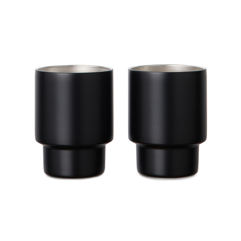 Set de 2 tasses en inox recyclé certifié Vinga Nagano 160 mL_01