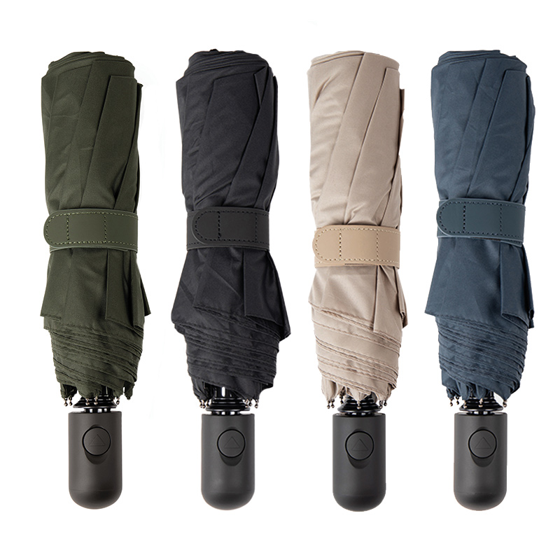 Parapluie pliable 21" en polyester recyclé certifié Vinga Baltimore_02
