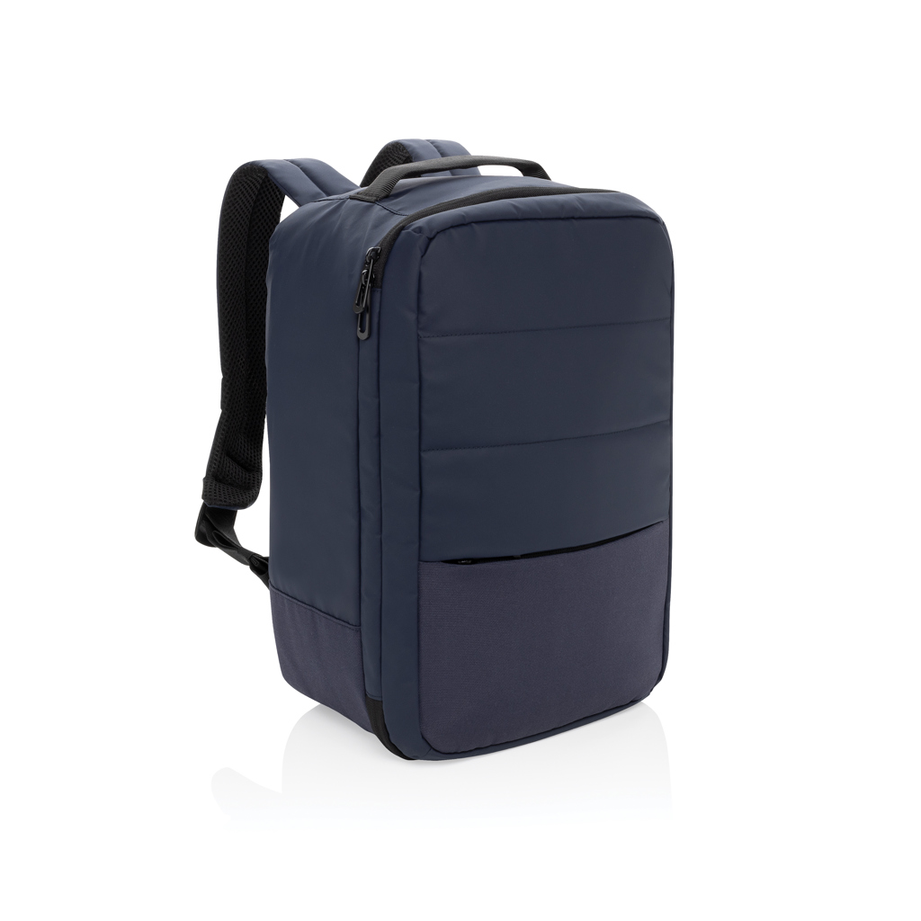 Sac à dos cabine en polyester rPET certifié Armond 18 L_Bleu marine