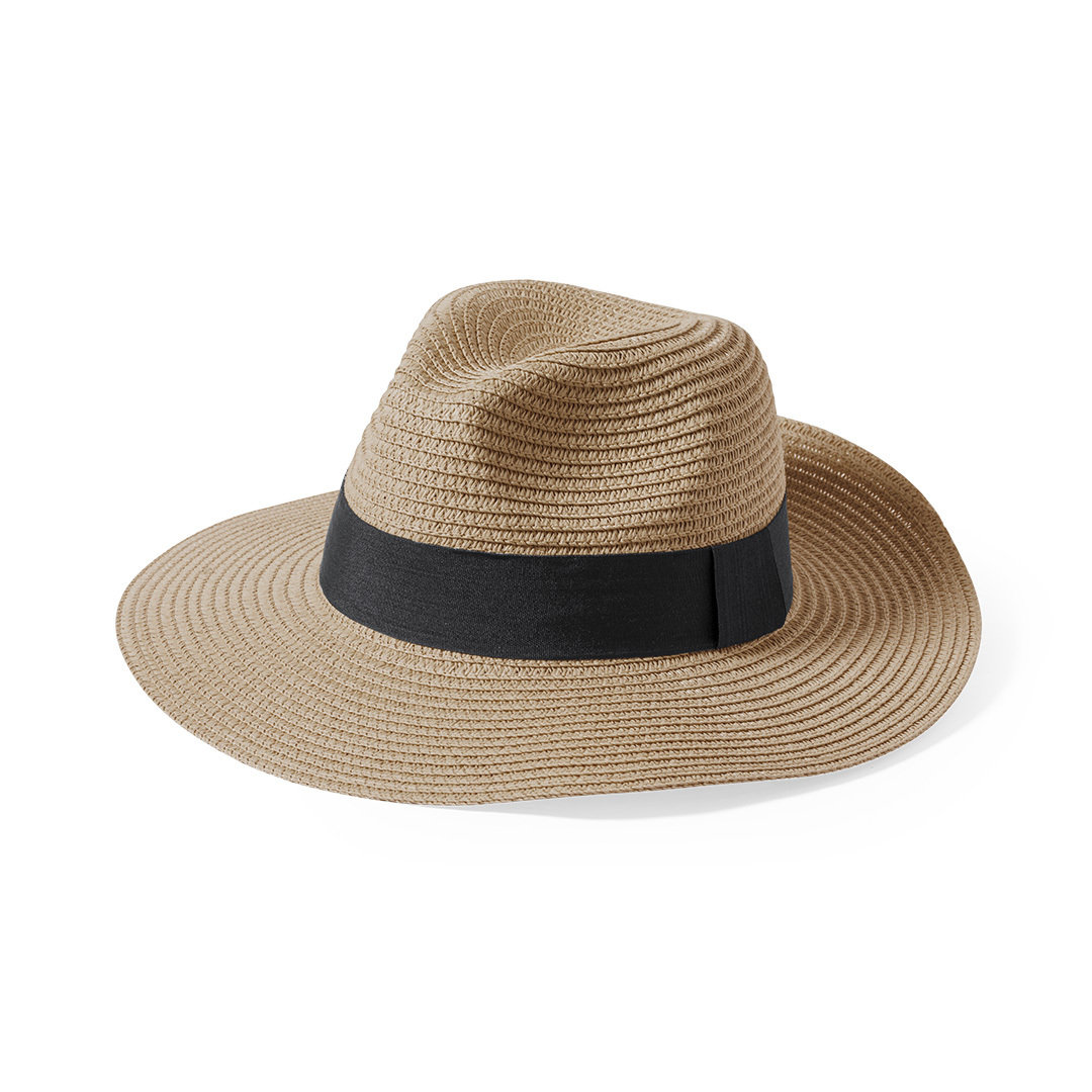 Chapeau en paille de papier Teilor_Beige
