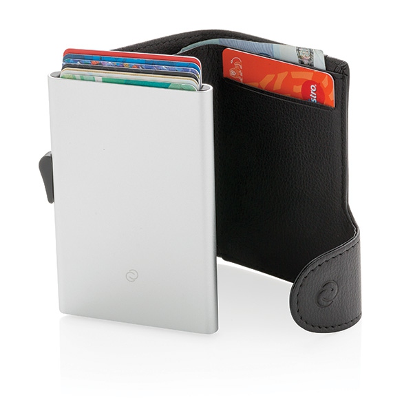 Porte-cartes / Portefeuille publicitaire anti-RFID C-Secure Protek - Cadeau publicitaire