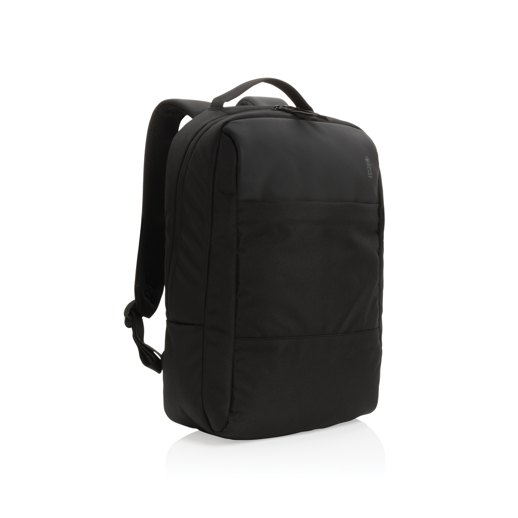 Sac à dos ordinateur 15,6" en polyester recyclé rPET Swiss Peak® 15,3 L_Noir