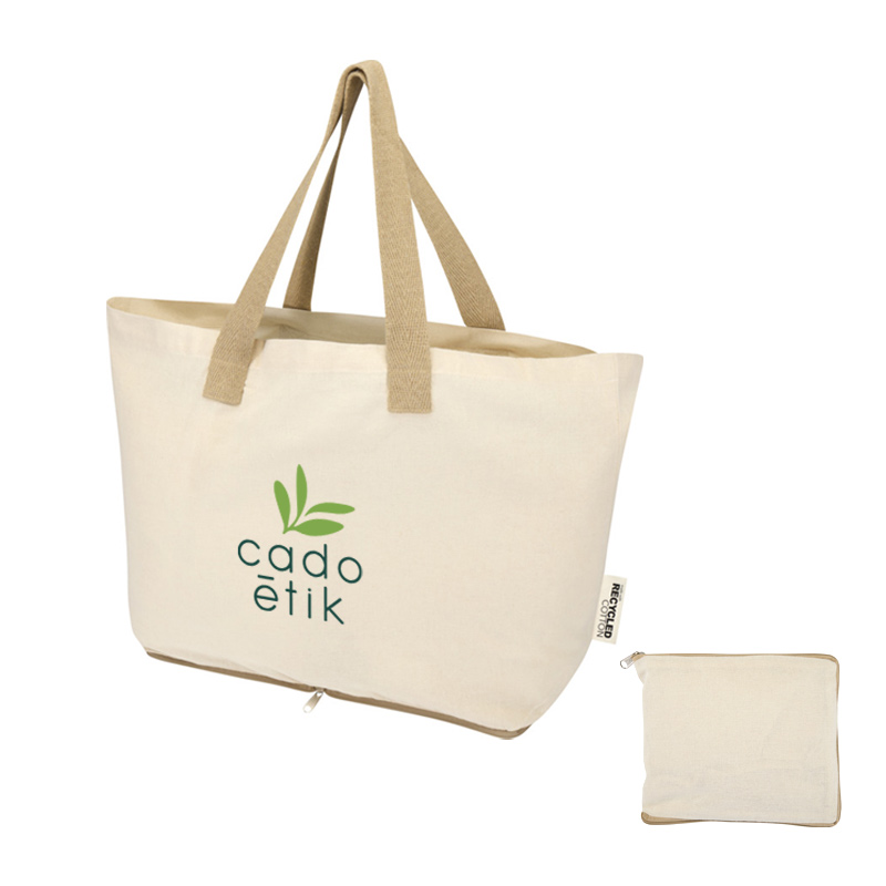Sac cabas personnalisé en coton recyclé Sierra 140 g _01